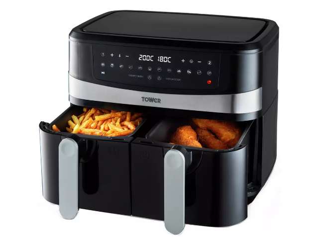 Tower 9L Dual Basket Air Fryer £139 in store @ Tesco Bedworth