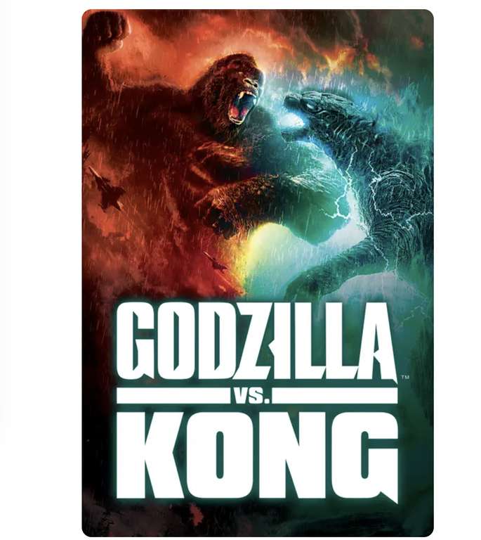 Godzilla vs. Kong (2021) 4K £3.99 @ iTunes
