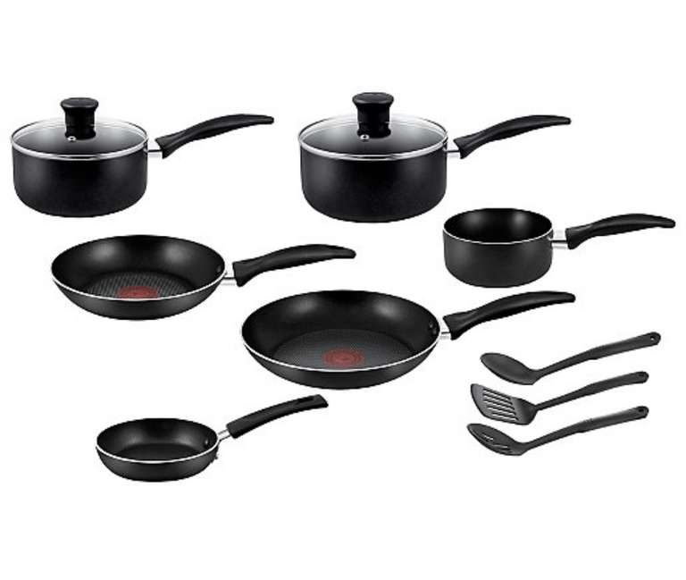 Tefal 9 Piece Easy Care Pots & Pans Set with Utensils £35 (2 year Warranty) + free click and collect @ George