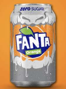 Fanta Orange Zero Sugar 24 330ml cans (Max 1 Per Order, Min £25 Spend Applies), BBF March 2024