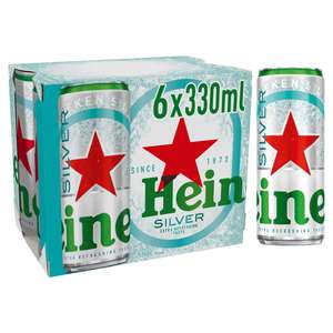 Heineken Silver Beer Lager Cans 6x330ml - £2.88 (48p per can) @ Sainsbury's, Moor Allerton (Leeds)