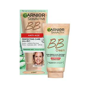 Garnier SkinActive Anti-Age BB Cream, Shade Light, Tinted Moisturiser SPF 25 - £4.97 @ Amazon