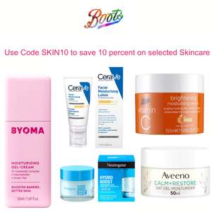 Extra 10% Off Selected Skincare With Discount Code - @ Boots