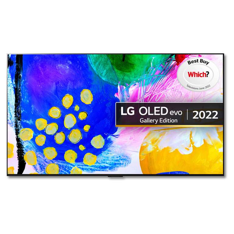LG OLED55G26LA 55" Evo Gallery 4K UHD HDR Smart OLED TV with 5 year warranty