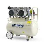 Hyundai 50 Litre Air Compressor, 11CFM/100psi, Oil Free, Low Noise, Electric 2hp 230v Direct Drive, Lightweight, 11CFM/300 litres per Minute