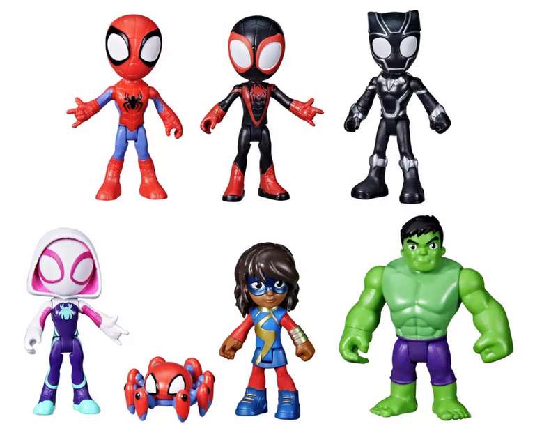 Marvel Spidey and His Amazing Friends Team Figure Collection £20 Free click and collect in Selected Stores @ Argos