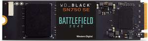 WD_BLACK SN750 SE 1TB M.2 2280 PCIe Gen4 NVMe Gaming SSD - Battlefield 2042 PC Game Code Bundle - £99.99 @ Flashmemo / Amazon