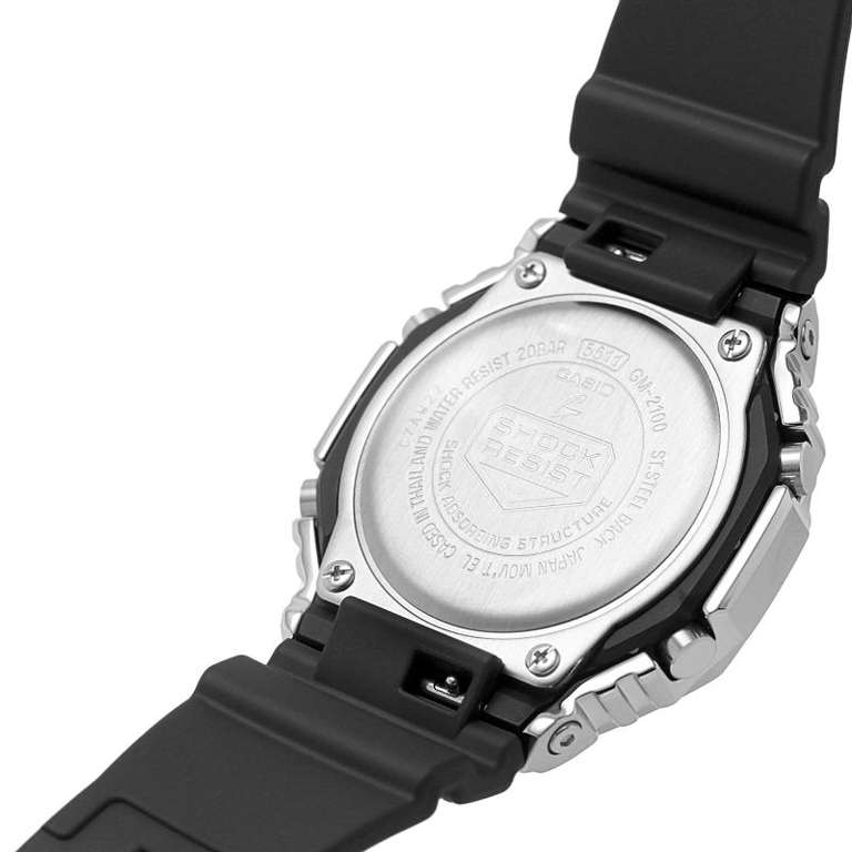 Casio G-Shock GM-2100-1AER 'CasiOak' Digital Watch - Stainless Steel / Black
