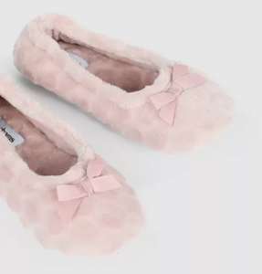 Spot Ballet Slipper pink or blue £3.60 delivered with code @ Debenhams