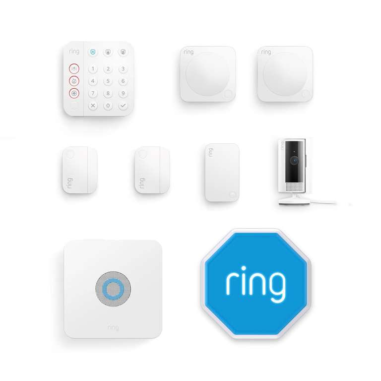 Ring Alarm 8 Piece Kit (2nd Gen) + All-new Ring Indoor Cam (2nd Gen) £209.99 Amazon Prime Exclusive