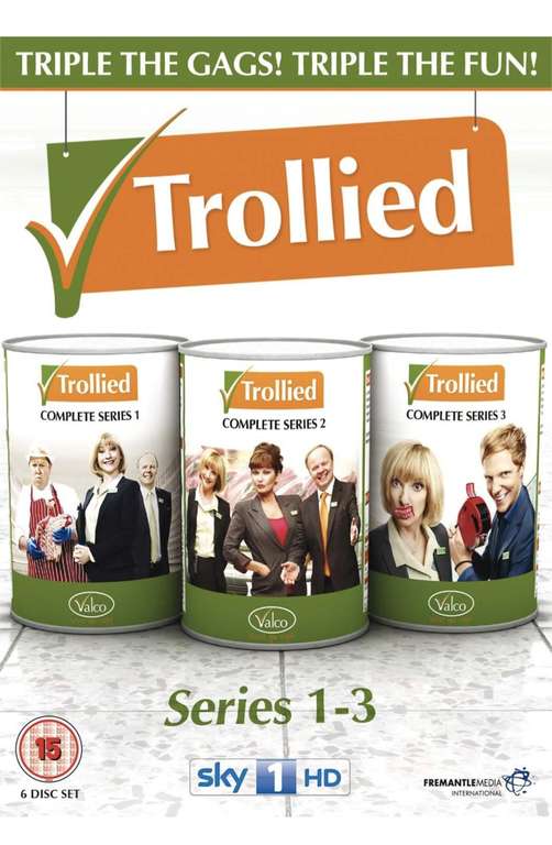 Trollied - Series 1-3 DVD (used) £3.50 with free click and collect @ CeX
