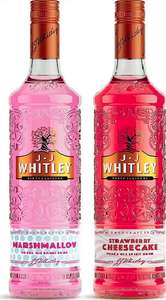 J.J Whitley Marshmallow / Strawberry Cheesecake Vodka Liqueur, 20% - 70cl Each