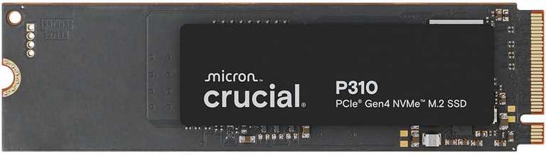 Crucial P310 2TB SSD M.2 2280 NVMe PCIe Gen4, Up to 7,100MB/s - CT2000P310SSD801