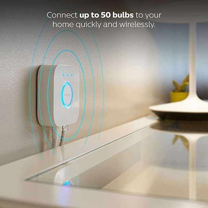 Philips Hue Bridge. Smart Home Automation Works with Alexa, Google Assistant and Apple Homekit - £26.99 @ Amazon