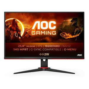 AOC Gaming 24G2SPAE - 24 Inch FHD Monitor, 165Hz, 1ms MPRT, IPS, AMD Radeon Freesync