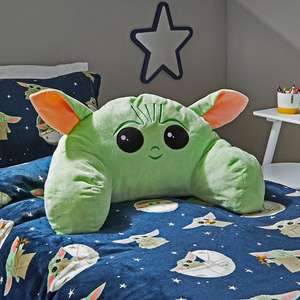 Star Wars Baby Grogu Cuddle Cushion now half price + free click & collect