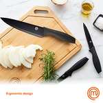 MasterChef Kitchen Knives Set of 5 Including Paring, Utility, Bread, Carving & Chef Knife £14.99 @ Amazon