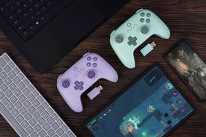 8BitDo Ultimate C 2.4G WIRELESS Controller for Windows, Android & Raspberry Pi - Purple £20.60 & Green £21.12 / WIRED Green & Purple £15.29