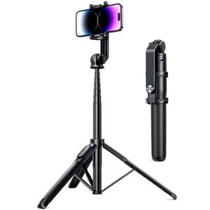 UGREEN Tripod iPhone Filming Stand Selfie Stick Bluetooth Remote 63”/1.6m Tall Phone Holder - w/voucher Sold by UGREEN GROUP / FBA