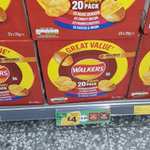Walkers Meaty Variety Multipack Crisps Box (20) - More Card Holders - Walsall