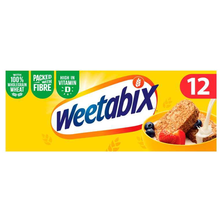 Weetabix 12 Original Cereal Pack (instore - Newport)