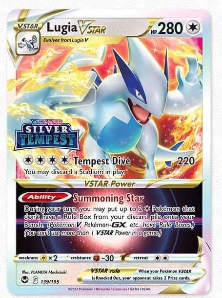 Free Oversized Lugia Card when you spend £15 on Pokémon cards @ Game