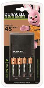 Duracell CEF27 45 minutes Battery Charger with 2 AA and 2 AAA £18.49 @ Amazon
