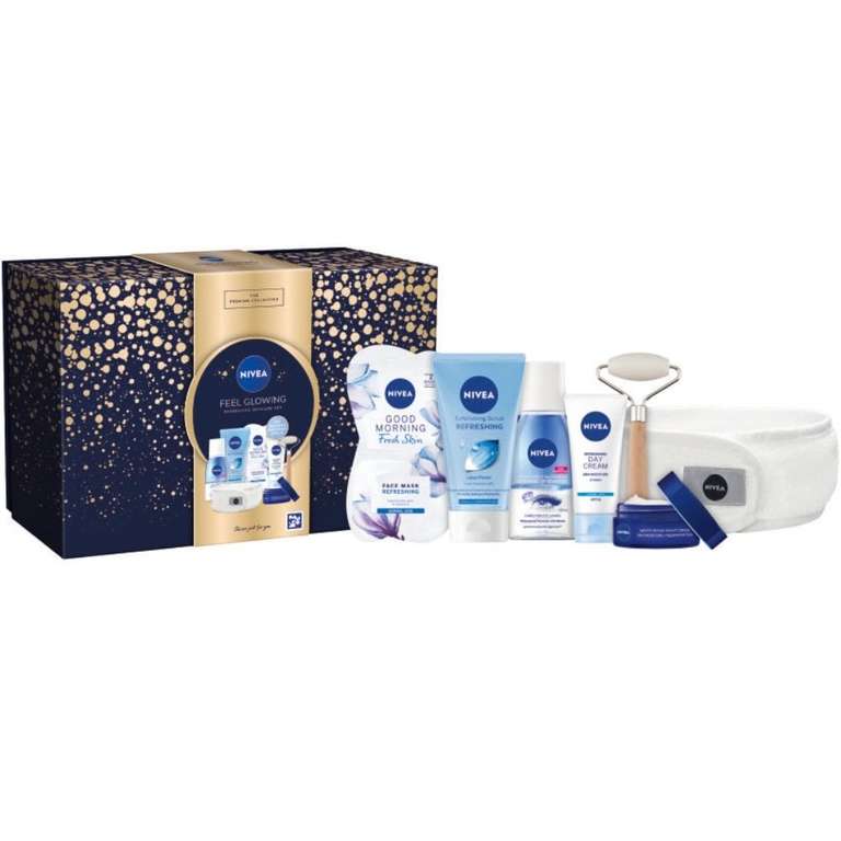 Nivea The Premium Collection Feel Glowing Refreshing Skin Care 7 Piece Gift Set