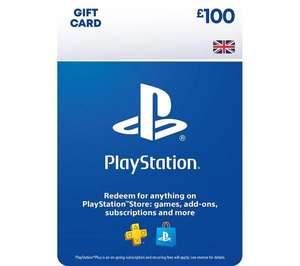 15% off PlayStation gift cards w/code, only following amounts, £10, £20, £40, £50 and £100
