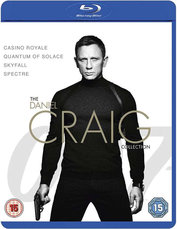 James Bond: The Daniel Craig Collection Blu-ray (4 Films) - £5.75 @ Amazon