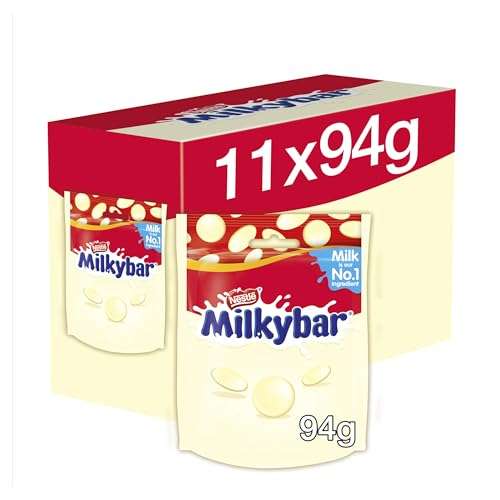 Milkybar Buttons 94g x 11 - £2.75 deducted at checkout / £12.10 S&S - £10.45 S&S + First S&S Voucher