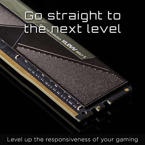 KLEVV BOLT X DDR4 16GB kit (8GB x2) 3200MHz CL16 RAM Gaming Memory - £29.95 @ Amazon