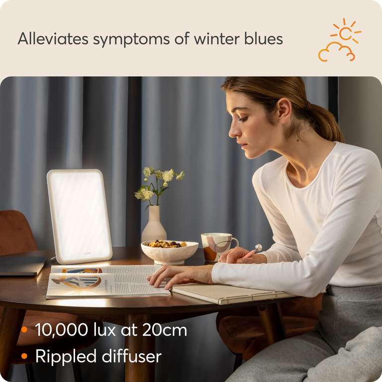 Lumie Vitamin L Slim SAD Light Therapy Box £66.49 at Amazon | hotukdeals