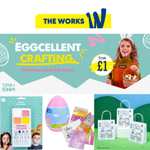 Sale - Up to 50% Off Selected Items From Easter Range (From £1) + Extra 15% Off With Code + Free Delivery Over £15 With Code - @ The Works