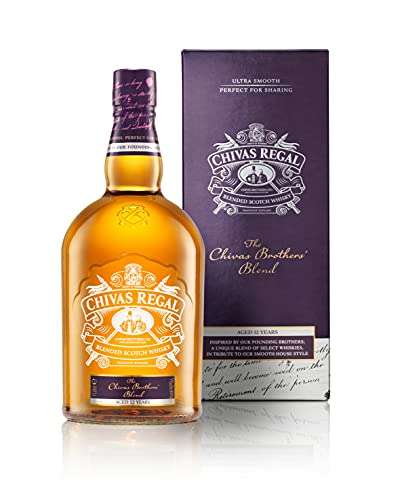Chivas Brothers Blend Blended Scotch Whisky (Amazon Exclusive), 1L with Gift Box