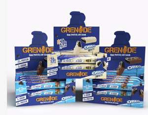 Grenade Oreo Protein Bars x3 boxes (36 bars)
