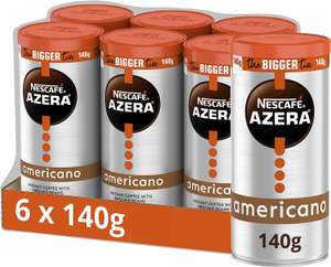 Nescafe Azera Americano Instant Coffee 140g (Pack of 6) - £23.62 with 15% voucher on first S&S