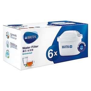 BRITA MAXTRA+ replacement water filter cartridges, compatible with all BRITA jugs - 6 Count (Pack of 1)