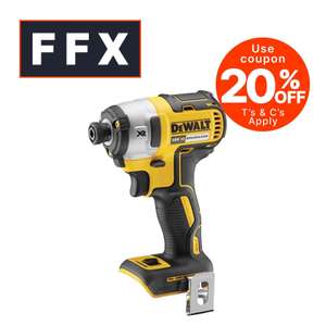 DeWalt DCF887N 18v XR Brushless 3 Speed Impact Driver Body Only Precision Drive w/code sold by FFX (UK Mainland)