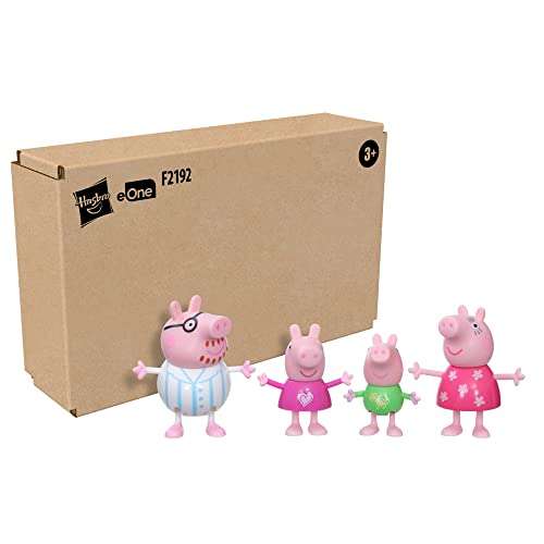 Peppa Pig Peppa's Adventures Peppa's Family Bedtime Figure 4-Pack in Pajamas - £6.66 @ Amazon