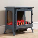 3 Sided Glass Double Door Electric Stove - Graphite found for £44.75 in-store @ Dunelm nuneaton