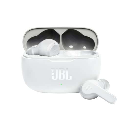 JBL Wave 200TWS Wireless In-Ear Headphones - Bluetooth headphones with JBL Deep Bass Sound and IPX2 water resistance £32.99 @ Amazon