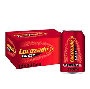 Lucozade Energy Original 12x330ml £5 / £4.50 with Subscribe & Save @ Amazon