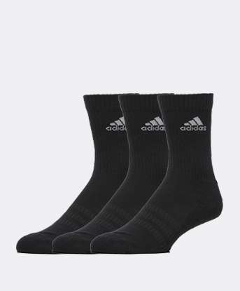 Men’s adidas Originals 3 Pack Crew Socks or Small logo (below) in Black or White £6.99 + free click & collect @ Footasylum