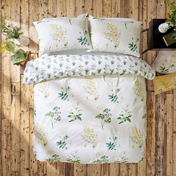 Marsh Botanical 100% Cotton Duvet Cover and Pillowcase Set Double £14 + Free Collection @ Dunelm