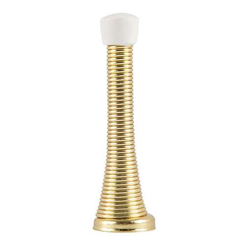 Amazon Basics Spring Door Stop, 12-Pack, Polished Brass £5.12 With Voucher @ Amazon