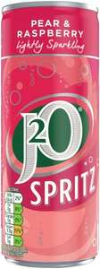 12 cans of J2O Spritz Pear and Raspberry 250ml Can ( 3 x 4 pack ) £6 @ Amazon