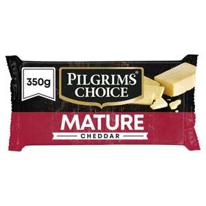 Pilgrims Choice Mature/Extra Mature Cheddar Cheese 350g