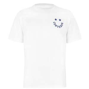 white Converse Smile T-shirt small, medium, large & xl - £6 + £4.99 delivery at USC