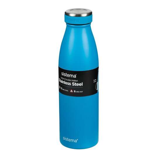 Sistema Hydrate Stainless Steel Water Bottle 500 ml Clubcard Price - Gainsborough